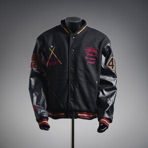 Stussy 40th Anniversary Limited Edition Black 8 Baseball Jersey